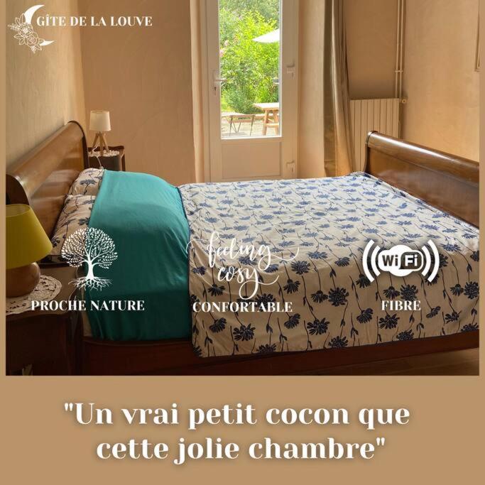 Chambre Double Cosy - Gite De La Louve Fougax-et-Barrineuf 外观 照片