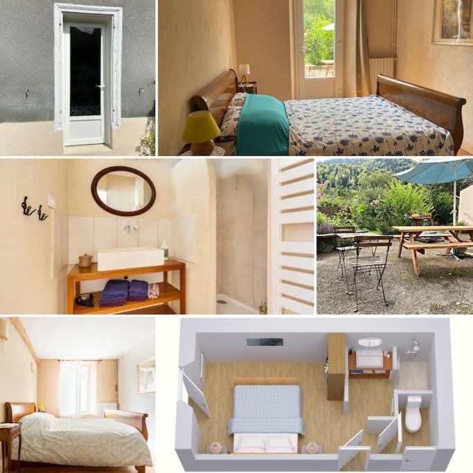Chambre Double Cosy - Gite De La Louve Fougax-et-Barrineuf 外观 照片